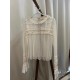 Cat Romance Cellophane Candy Wrapper Dotted Tulle Short and Long Sleeve Blouse(2nd Reservation/5 Colours/Full Payment Without Shipping)